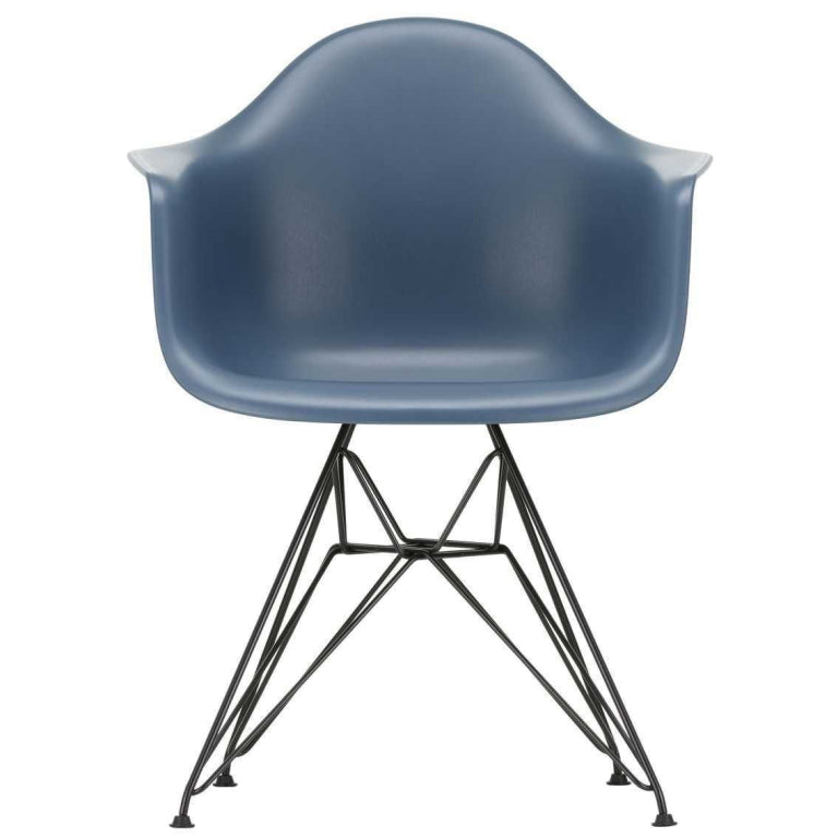 Vitra Eames DAR stoel zwart gepoedercoat onderstel