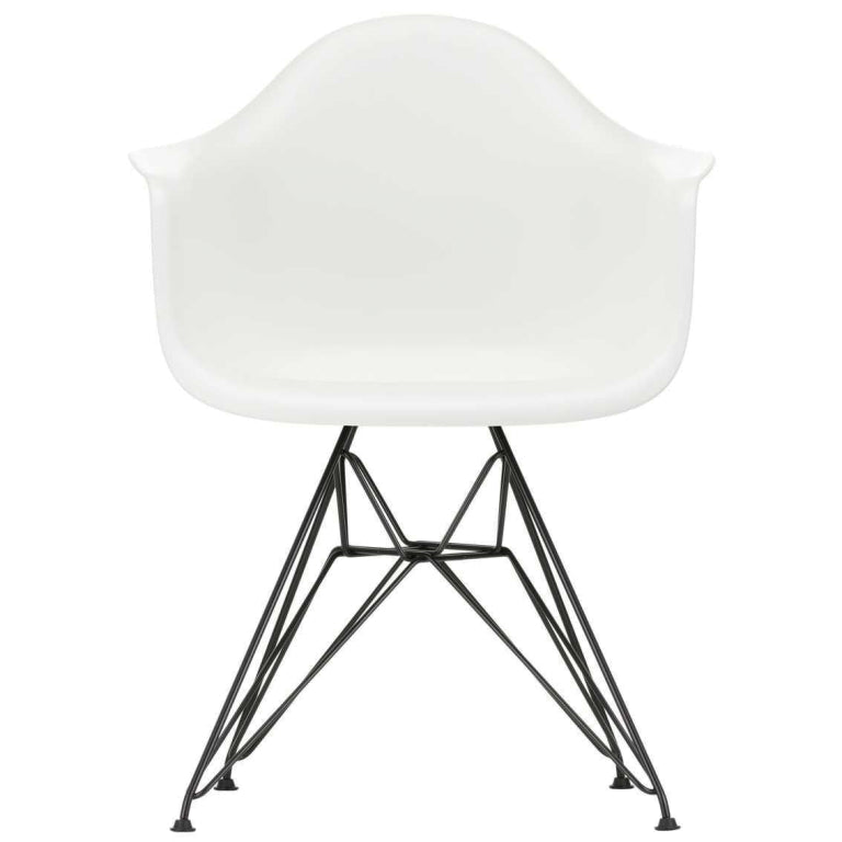 Vitra Eames DAR stoel zwart gepoedercoat onderstel