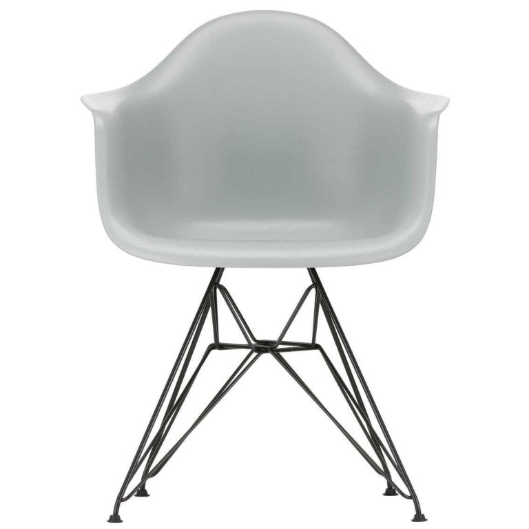 Vitra Eames DAR stoel zwart gepoedercoat onderstel