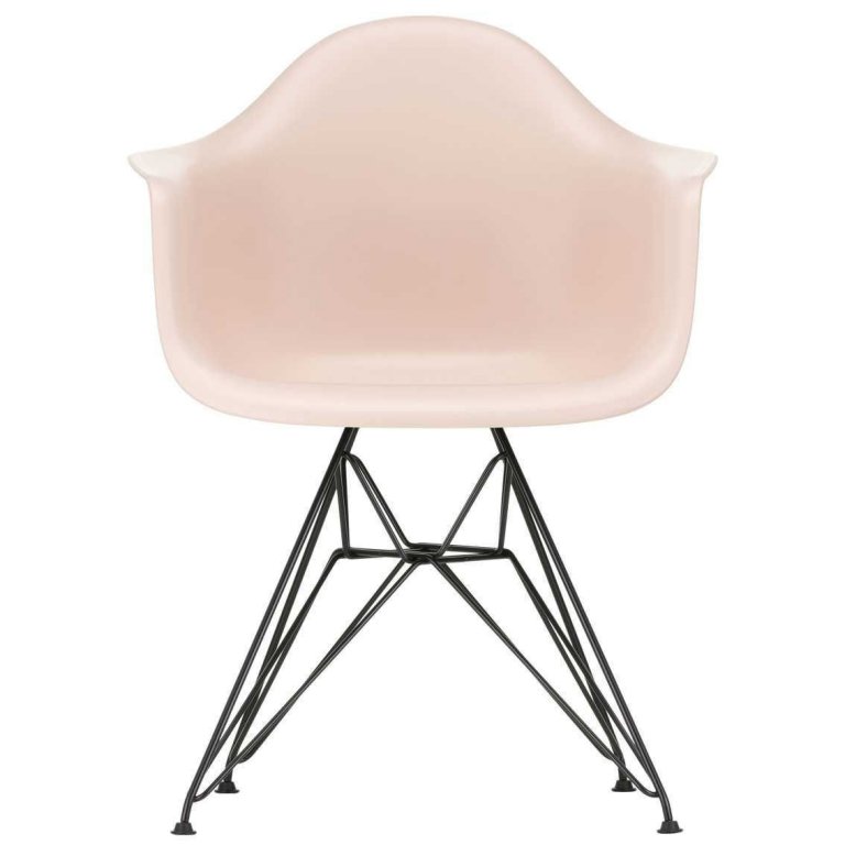 Vitra Eames DAR stoel zwart gepoedercoat onderstel