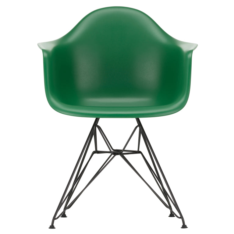 Vitra Eames DAR stoel zwart gepoedercoat onderstel