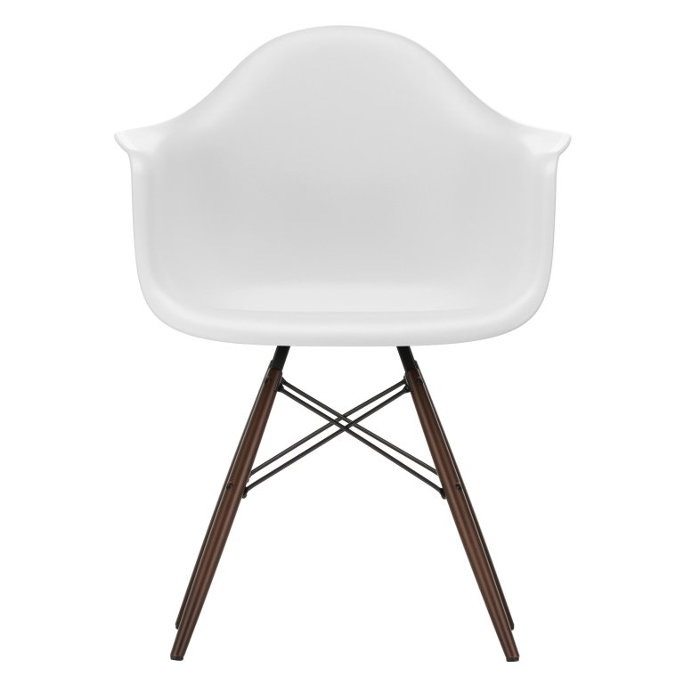 Vitra Eames DAW chair dark maple base