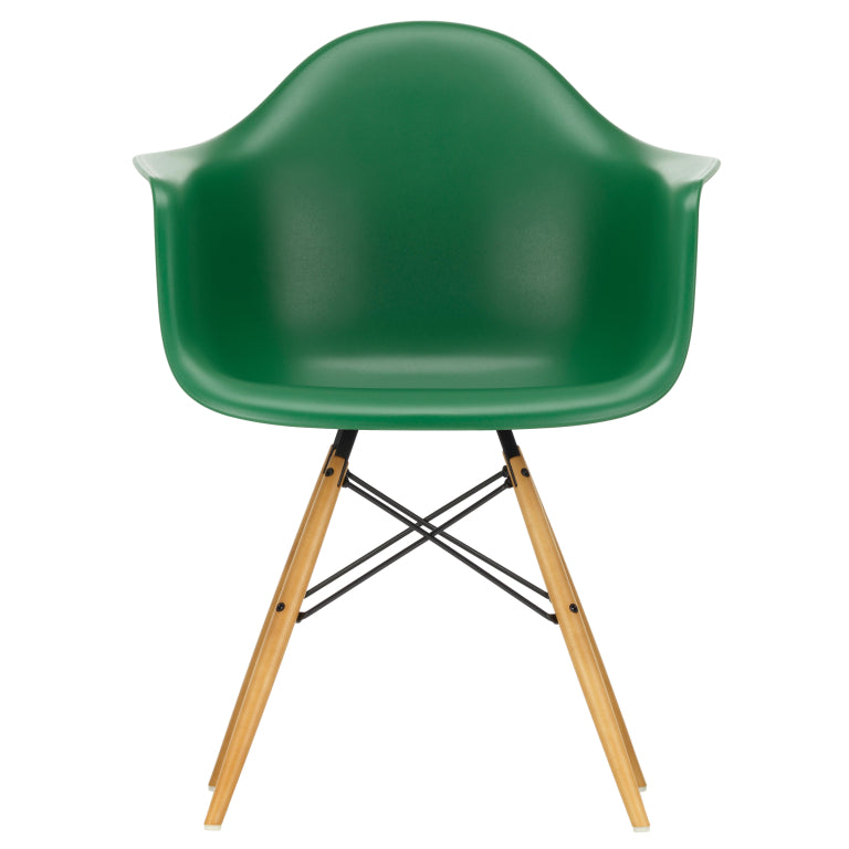 Vitra Eames DAW chair yellowish maple base