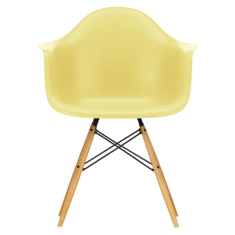 Vitra Eames DAW chair yellowish maple base