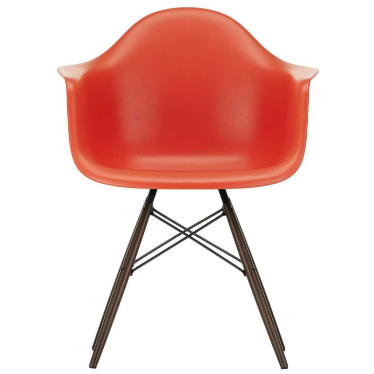 Vitra Eames DAW chair dark maple base