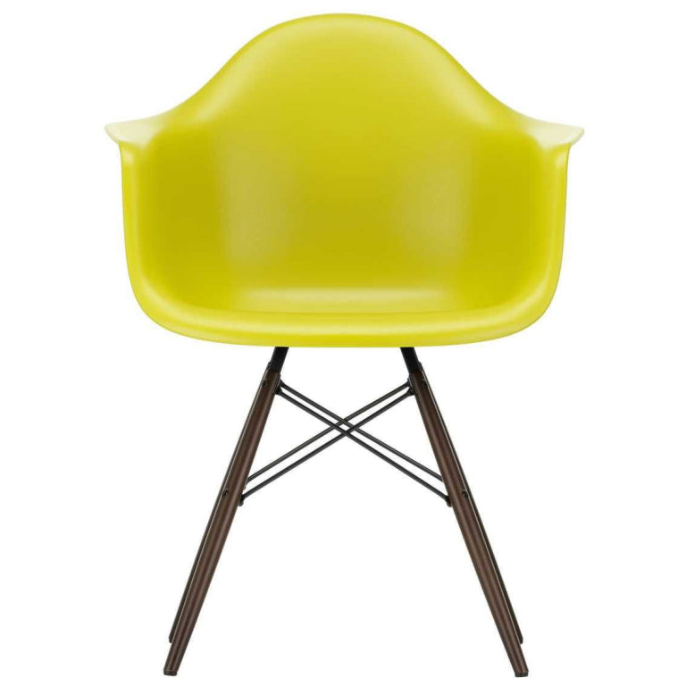 Vitra Eames DAW chair dark maple base