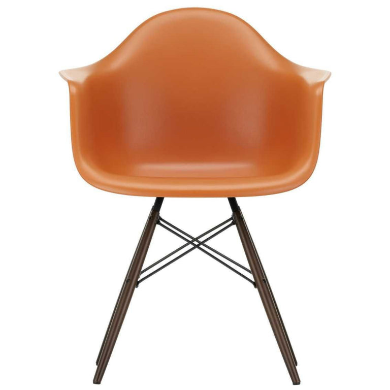 Vitra Eames DAW chair dark maple base