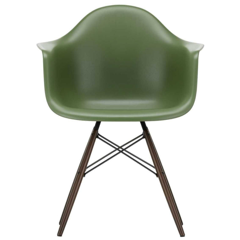 Vitra Eames DAW chair dark maple base