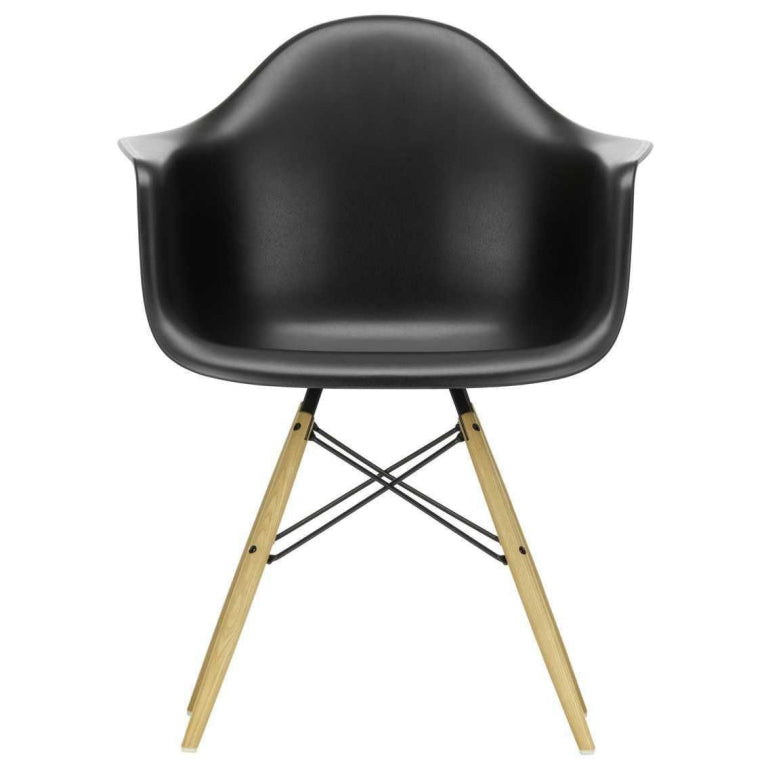 Vitra Eames DAW chair yellowish maple base