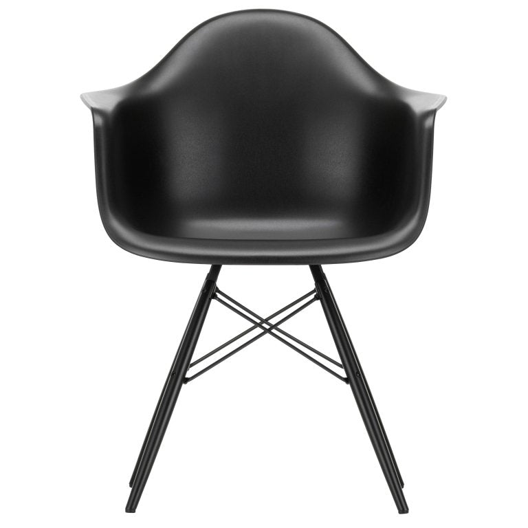 Vitra Eames DAW chair black maple base