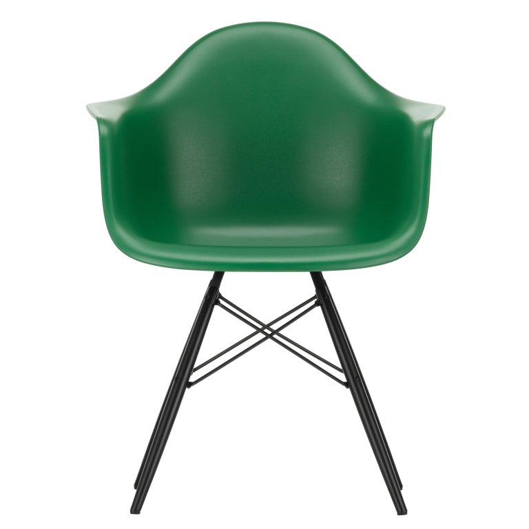 Vitra Eames DAW chair black maple base