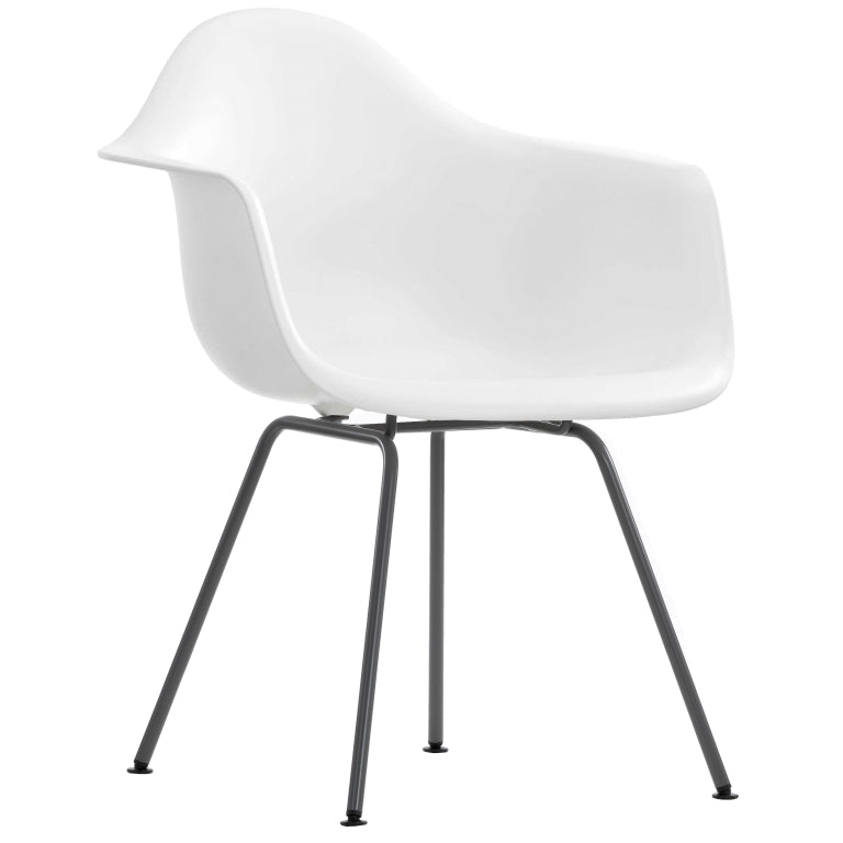 Vitra Eames DAX stoel zwart gepoedercoat onderstel