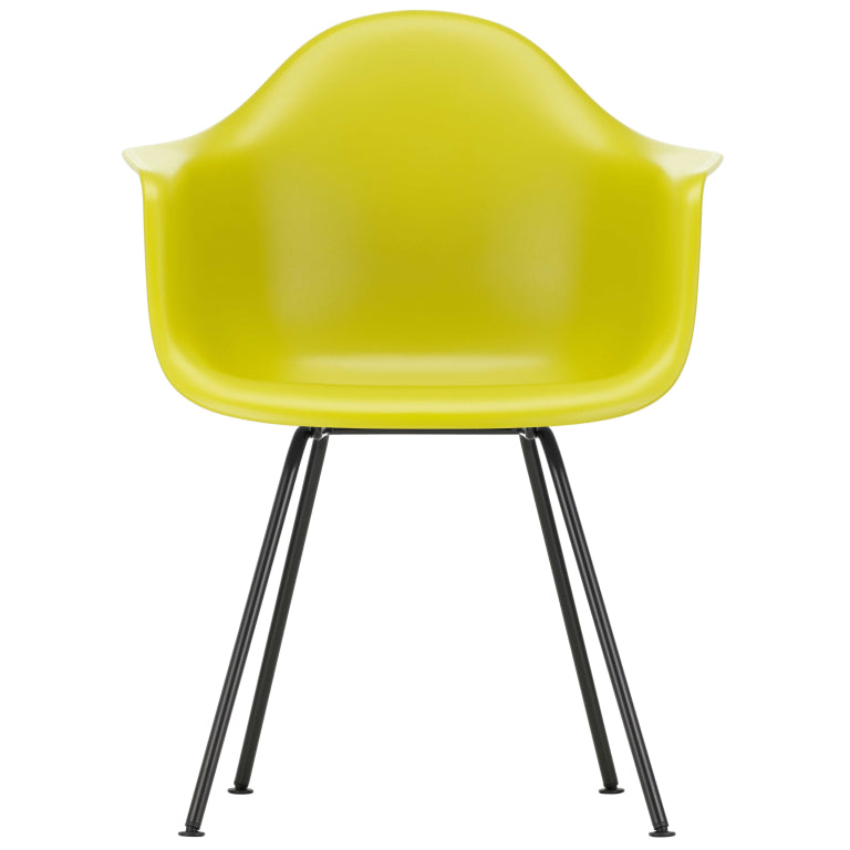 Vitra Eames DAX stoel zwart gepoedercoat onderstel