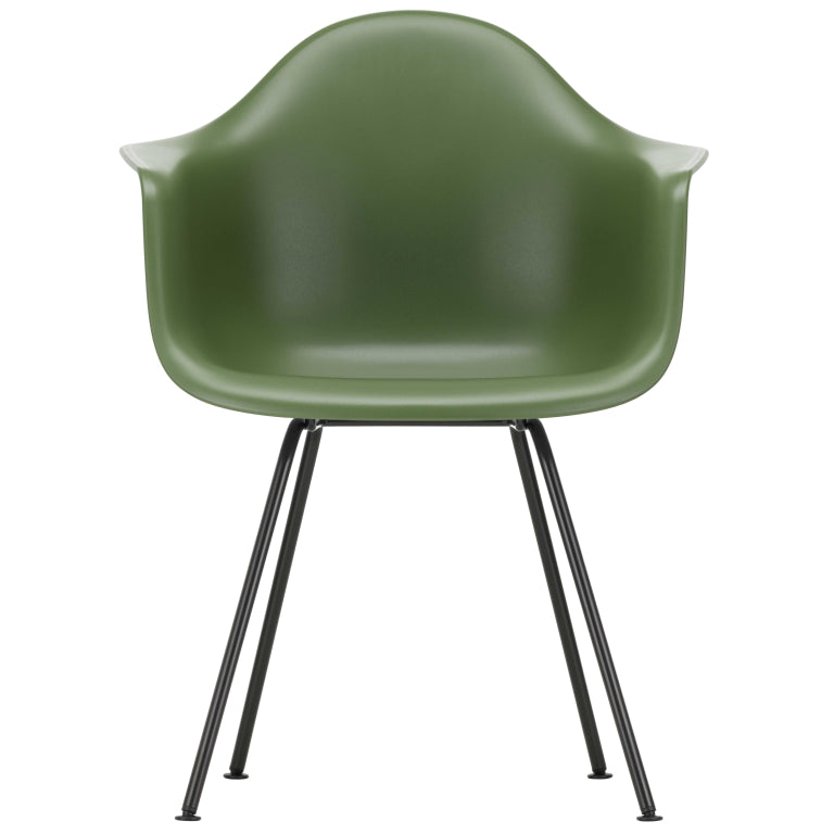 Vitra Eames DAX stoel zwart gepoedercoat onderstel