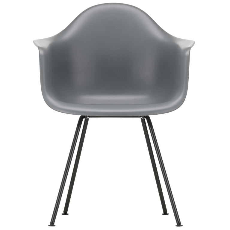 Vitra Eames DAX stoel zwart gepoedercoat onderstel