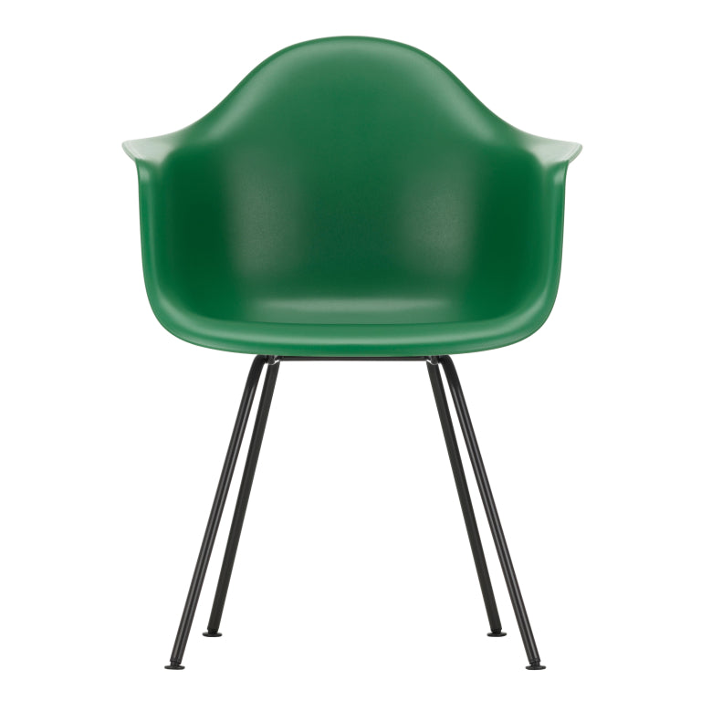 Vitra Eames DAX stoel zwart gepoedercoat onderstel