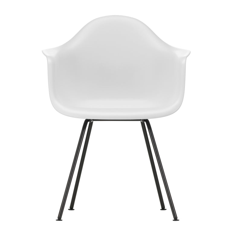 Vitra Eames DAX stoel zwart gepoedercoat onderstel