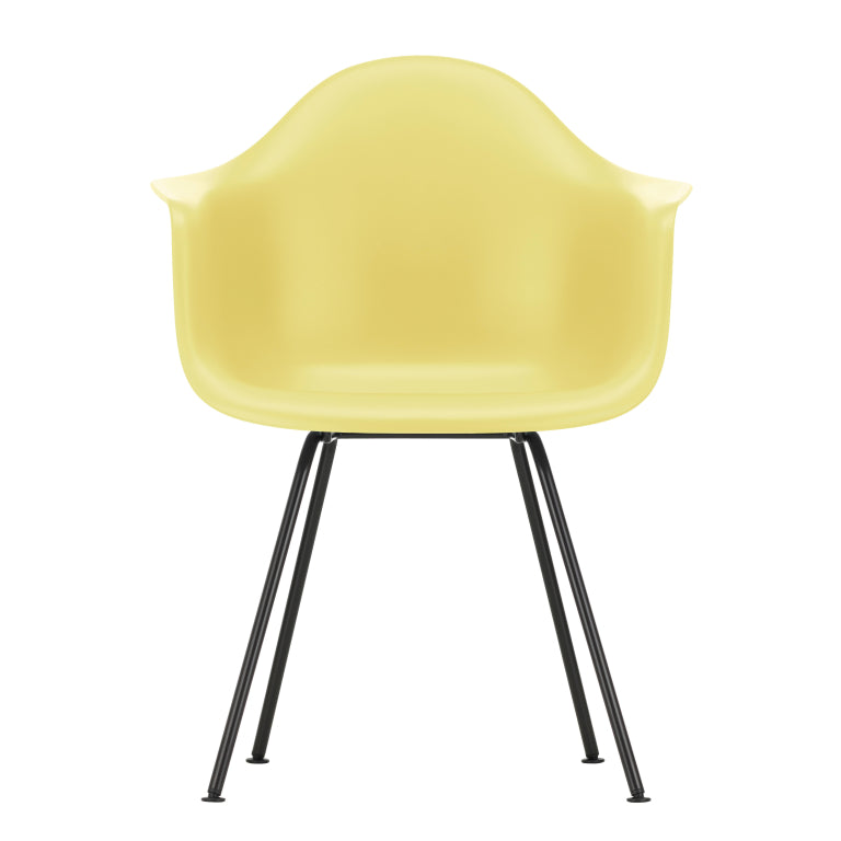 Vitra Eames DAX stoel zwart gepoedercoat onderstel