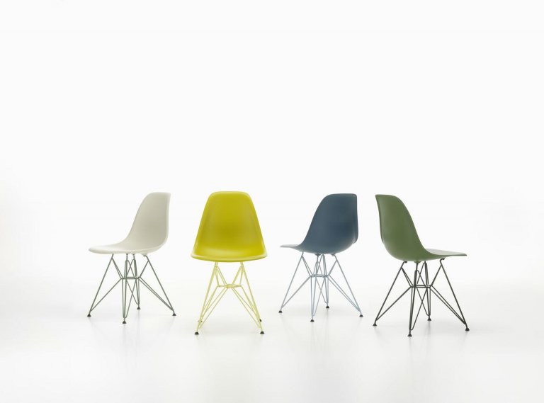 Vitra Eames DSR Colors chair Pebble, base