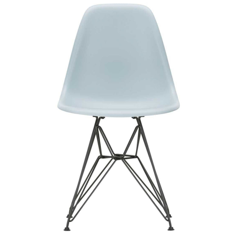 Vitra Eames DSR stoel zwart gepoedercoat onderstel