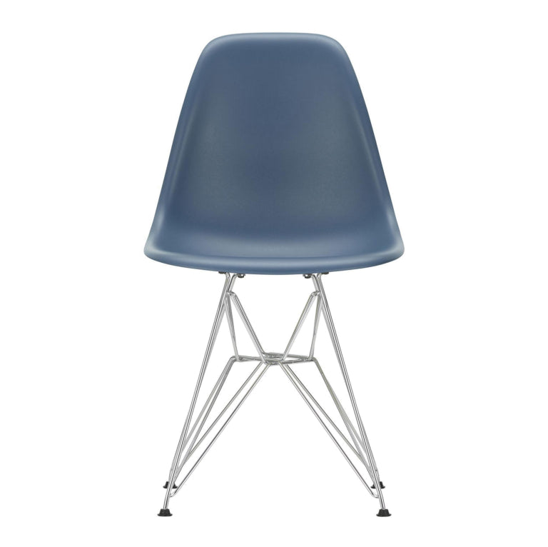 Vitra Eames DSR stoel verchroomd onderstel