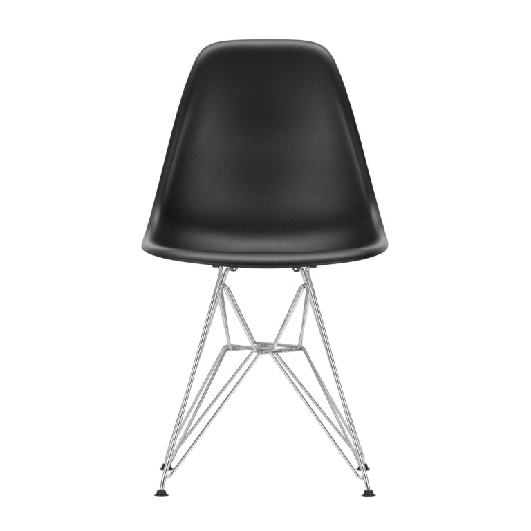 Vitra Eames DSR stoel verchroomd onderstel