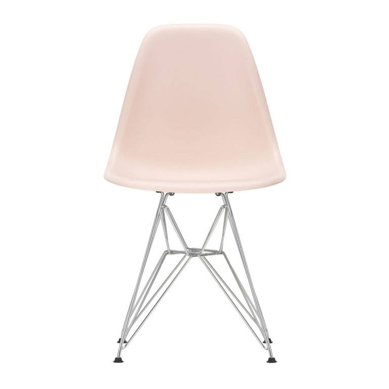 Vitra Eames DSR stoel verchroomd onderstel