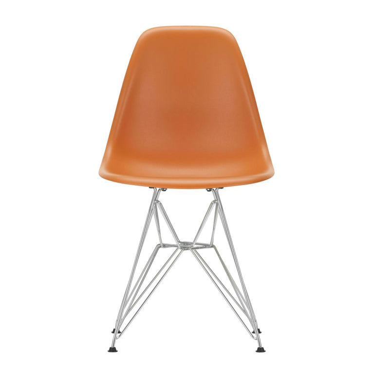 Vitra Eames DSR stoel verchroomd onderstel