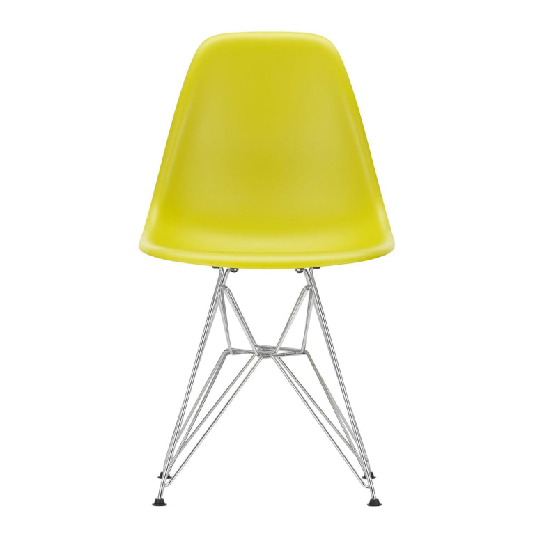 Vitra Eames DSR stoel verchroomd onderstel