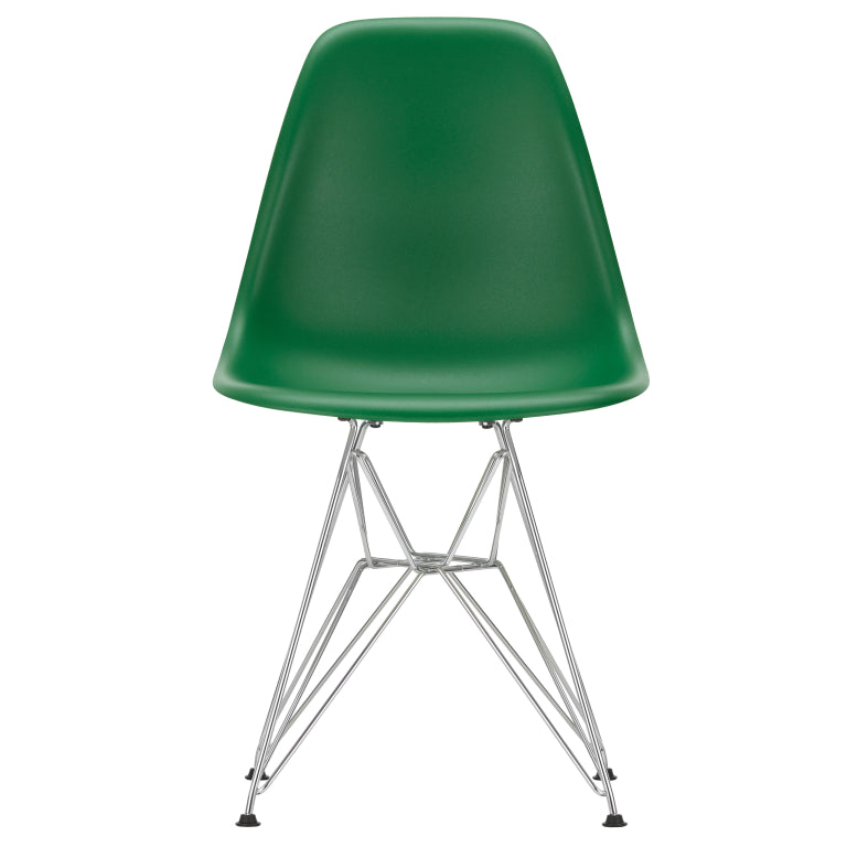 Vitra Eames DSR stoel verchroomd onderstel