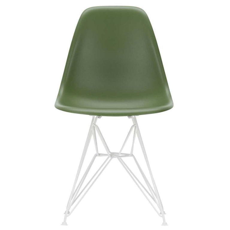 Vitra Eames DSR chair white powder coated base