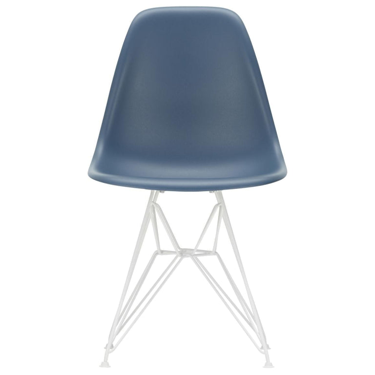 Vitra Eames DSR chair white powder coated base