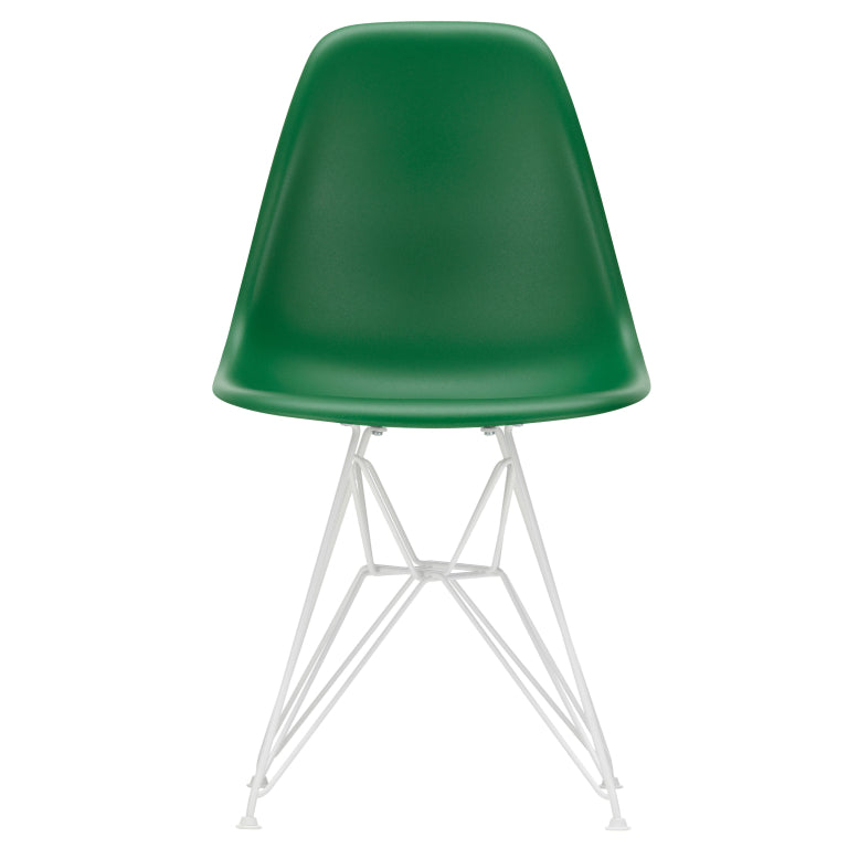 Vitra Eames DSR chair white powder coated base