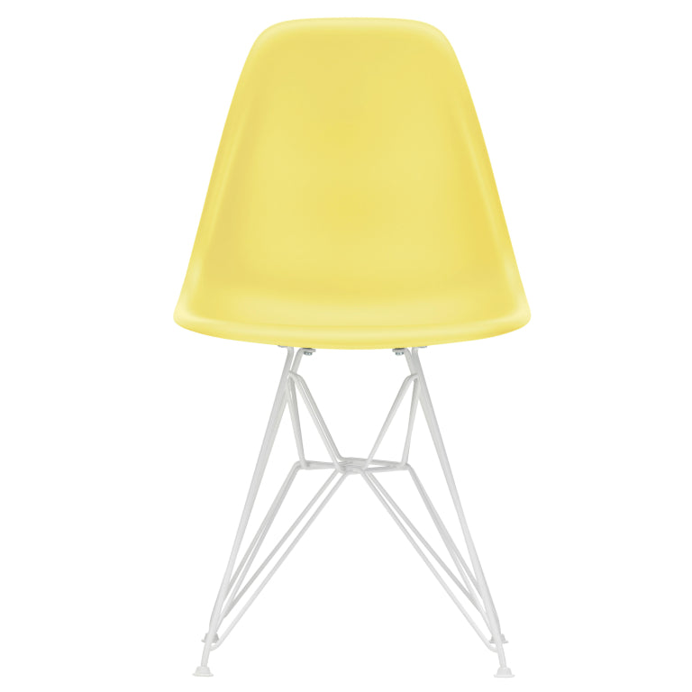 Vitra Eames DSR chair white powder coated base