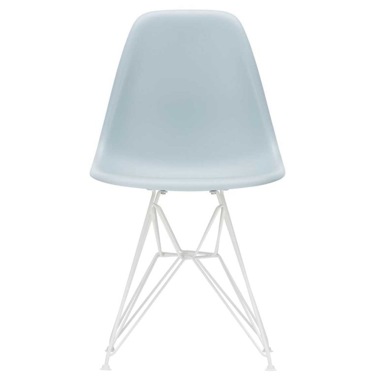 Vitra Eames DSR chair white powder coated base