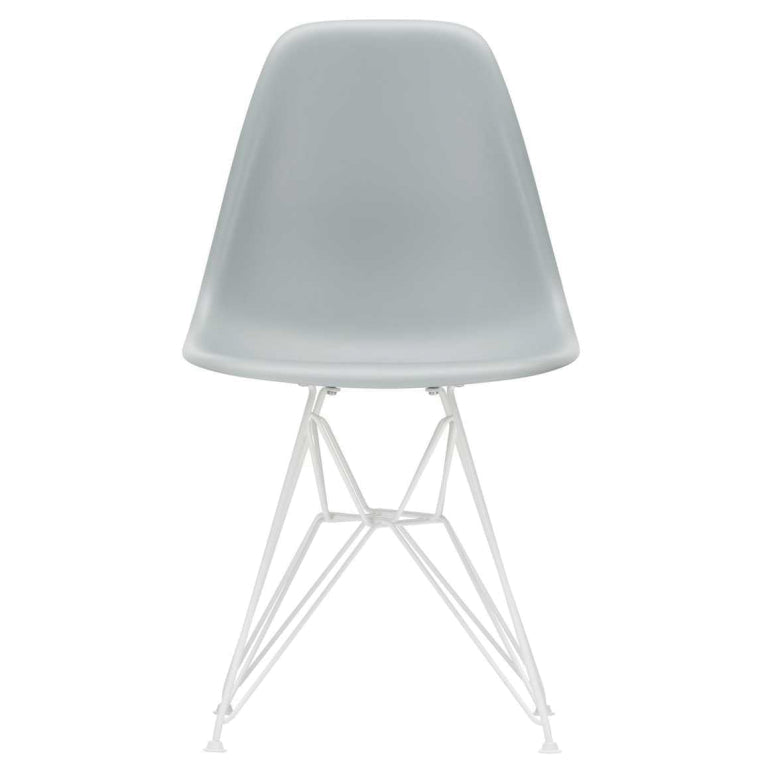 Vitra Eames DSR chair white powder coated base