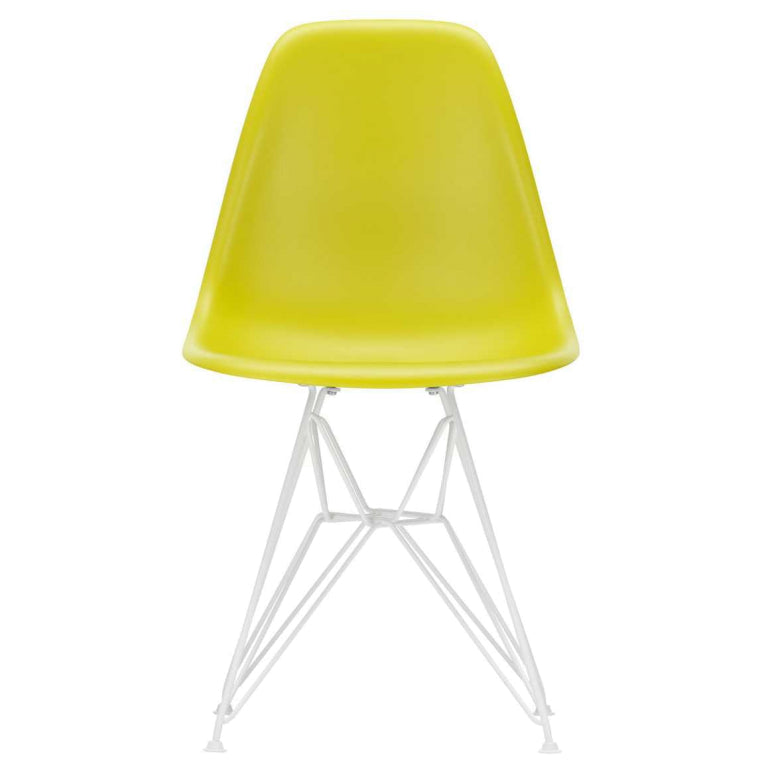 Vitra Eames DSR chair white powder coated base