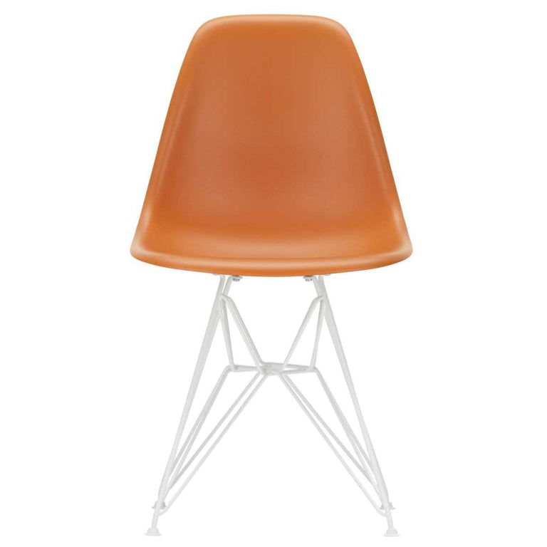 Vitra Eames DSR chair white powder coated base