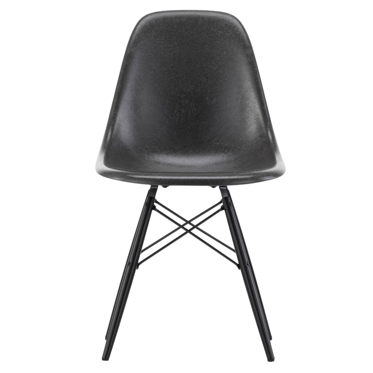 Vitra Eames DSW Fiberglass chair maple black