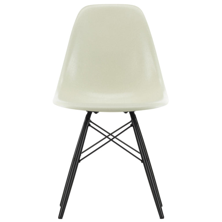 Vitra Eames DSW Fiberglass chair maple black