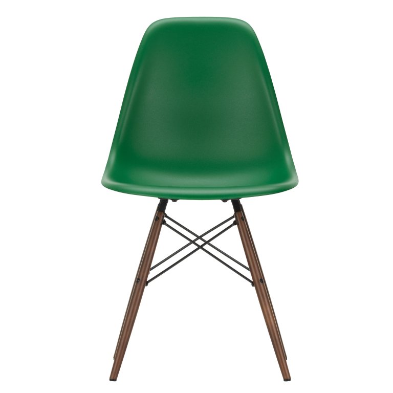 Vitra Eames DSW stoel donker esdoorn onderste