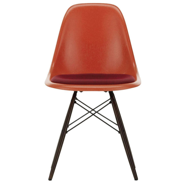 Vitra Eames DSW stoel fiberglass vast