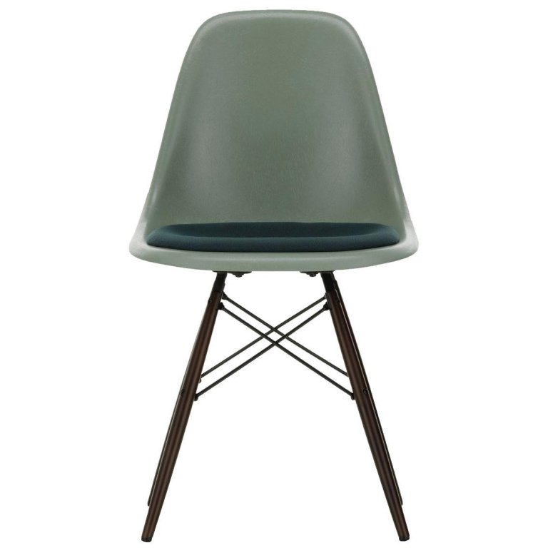 Vitra Eames DSW stoel fiberglass vast