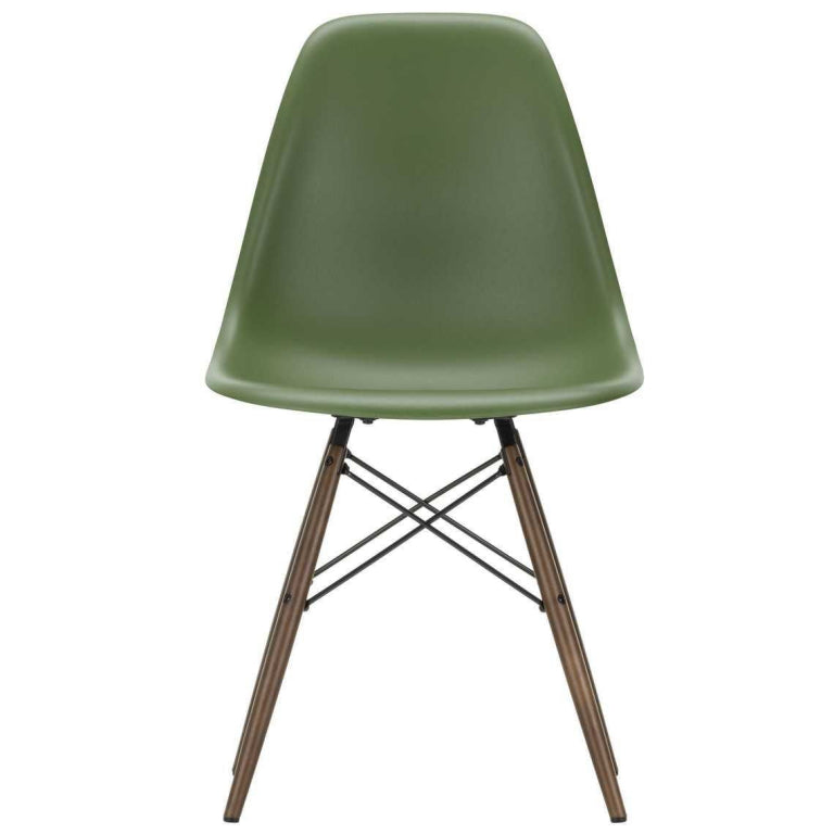 Vitra Eames DSW stoel donker esdoorn onderste