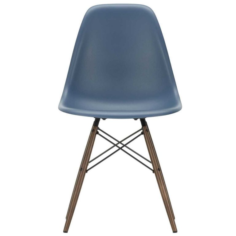 Vitra Eames DSW stoel donker esdoorn onderste