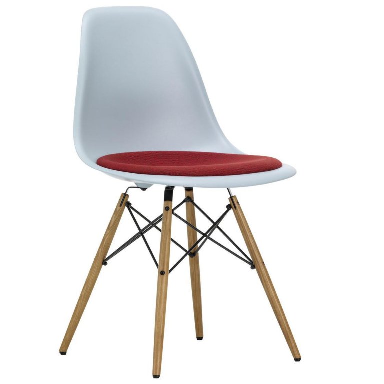 Vitra Eames DSW chair fixed seat cushion