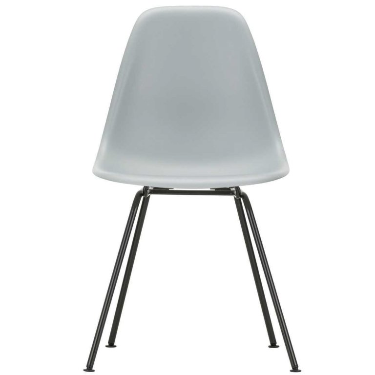 Vitra Eames DSX stoel zwart gepoedercoat onderstel