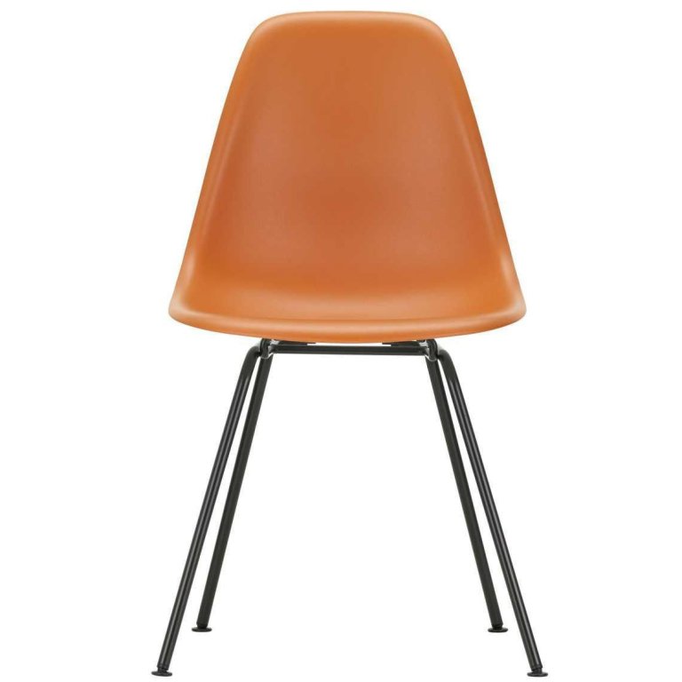 Vitra Eames DSX chair black powder coated base