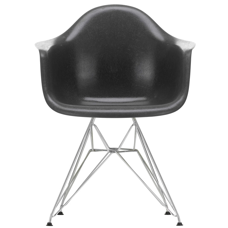 Vitra Eames DAR Fiberglass stoel chroom