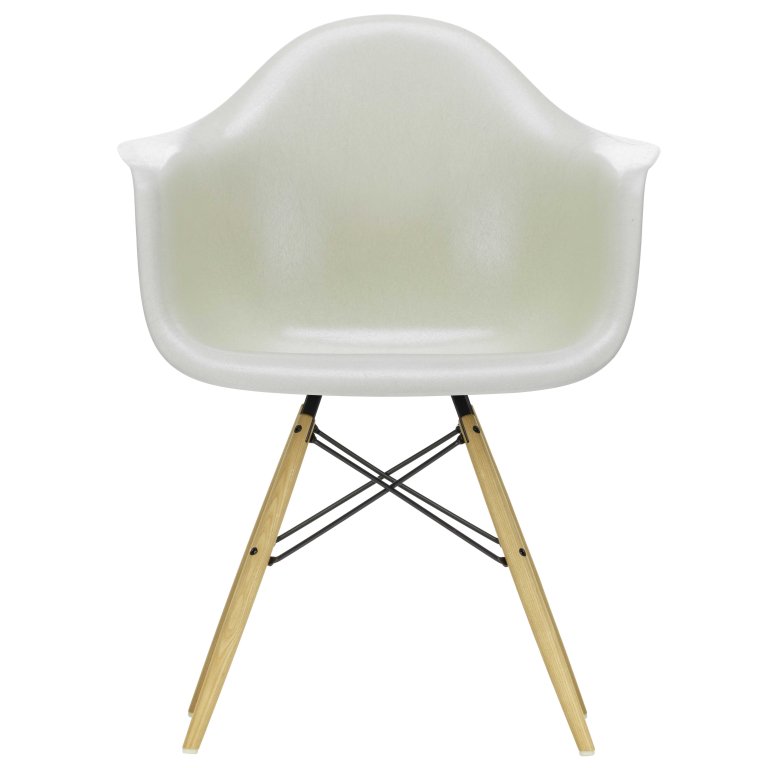 Vitra Eames DAW Fiberglass stoel essen